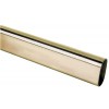 1.5m Oval Wardrobe Rail Brass Plated 