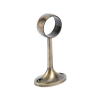 Centre Bracket For 25mm Round Wardrobe Rail Antique Brass