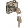 18mm Drawer Rim Lock - Nickel Plated