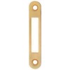 Plated Flat Strike Plate - Brass