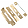 Euro Profile Sashlock Rebate Kit - Electro Brass