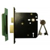 5 Lever Mortice Sash Lock 4" - Polished Brass