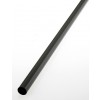 25mm Round Wardrobe Rail Matt Black 2438mm