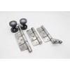 Centor E3 Concealed Intermediate Carrier Set - Satin Stainless Steel
