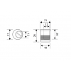Round Single Shootbolt Thimble Keep For Flush Bolt