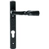 Narrow Espag Euro Handles 92mm Centres - Black