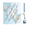 French Door Multipoint Locking System 45mm B/Set (Up to 57mm Doors)