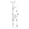 3 Point Linear Door Lock 2250 x 35mm B/Set (16mm FP) - Stainless Steel