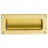 Flush Pull - Polished Brass - Various Sizes