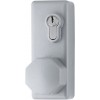 Outside Access Device with Knob - SIlver