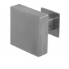 80 x 80mm Square Centre Door Knob/Pull - 316 SSS