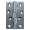 DSSW Brass Butt Hinges (pair) - Satin Chrome