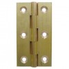 Top Quality Solid Drawn Brass Butt Hinges (pair) - Self Coloured