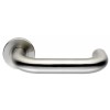 19mm Sprung Safety Lever Handle on Rose Grade 316 SSS