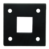 Floor Plate For Monkeytail Bolts - Black