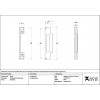 ½" Rebate Kit for Sash Lock - Various Finishes