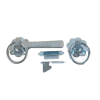 6" Plain Ring Gate Latch - BZP