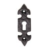 Ludlow - Fleur De Lus Escutcheon - Black