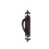 Ludlow - Armorial Pull Handle On Backplate LH - Black