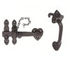 Ludlow - Thumb latch Set with Chain - Powder Coated 
