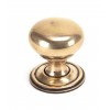 Mushroom Cabinet Knobs - Polished Bronze