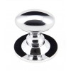 Oval Cabinet Knobs - Polished Chrome