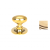 Oval Cabinet Knob - Aged Brass