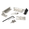 Brio Weatherfold 4S Non-Mortice Pivot Set - Stainless Steel