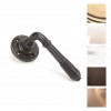 Reeded Lever on Rose Set - Various Finishes