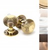 Heavy Beehive Mortice/Rim Knob Sets - Various Finishes