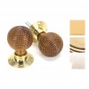 Rosewood Beehive Mortice/Rim Knob Sets - Various Finishes
