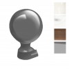 Exitex - Aluminium 80mm Ball Slide in Finial - Various Finishes