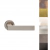 Sasso Lever Handle on Rose - Various Finishes