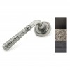 Hammered Newbury Lever on Rose Set (Art Deco) - Various Finishes