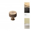 Knurled 35mm Ø Knob - Various Finishes