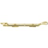 Victorian Casement Stay - Polished Brass