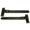 Cranked Hook & Band Hinges - Epoxy Black