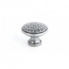 Beaten Cupboard Knob - Pewter