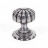 Cabinet Knob (with base) - Natural Smooth 