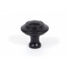 Ringed Cabinet Knob - Black