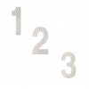 4" Numerals - Grade 304 Stainless Steel - Various Numbers