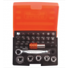 Bahco 26 Piece ¼" Ratchet Socket Set