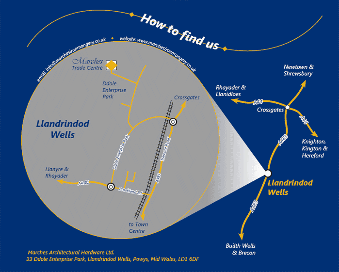 How to find us - map